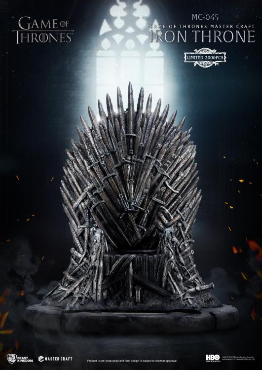 Pre-Order Beast Kingdom Game of Thrones Iron Throne Statue